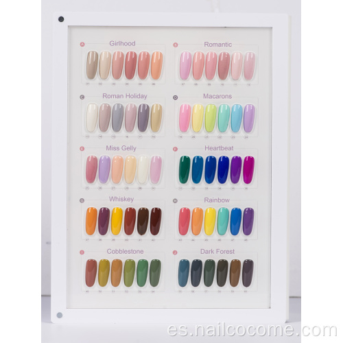 COCO Muestras gratis Productos de belleza Etiqueta privada Al por mayor al por mayor HEMA Color Free Color Nails Rompe en el gel de uñas orgánicas UV esmalte